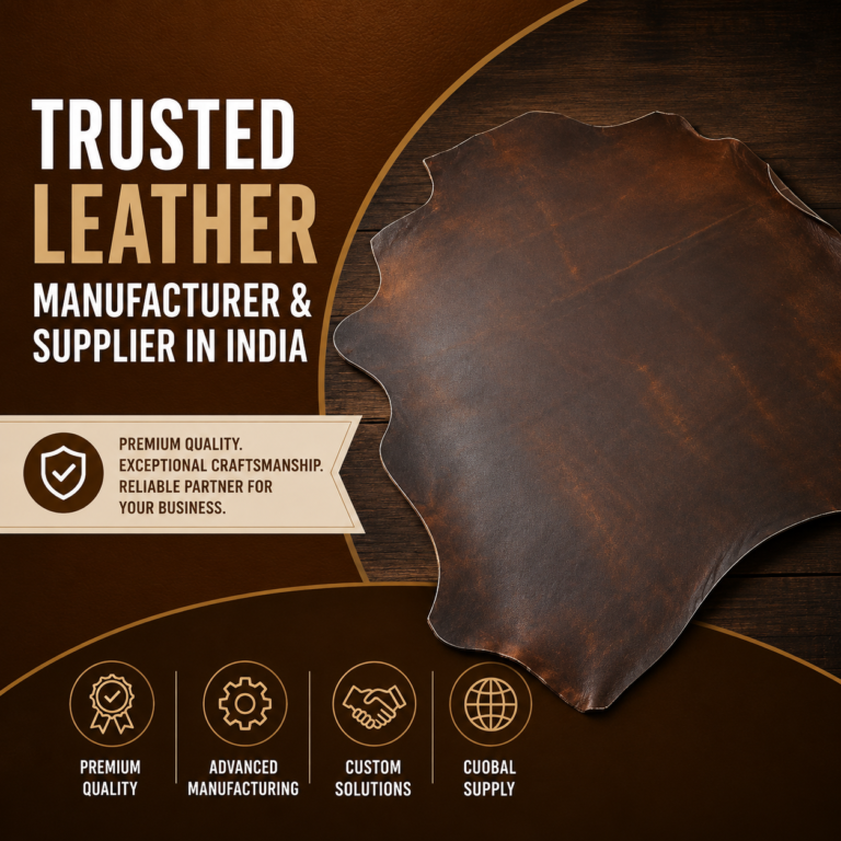 Read more about the article Trusted Leather Manufacturer & Supplier in India